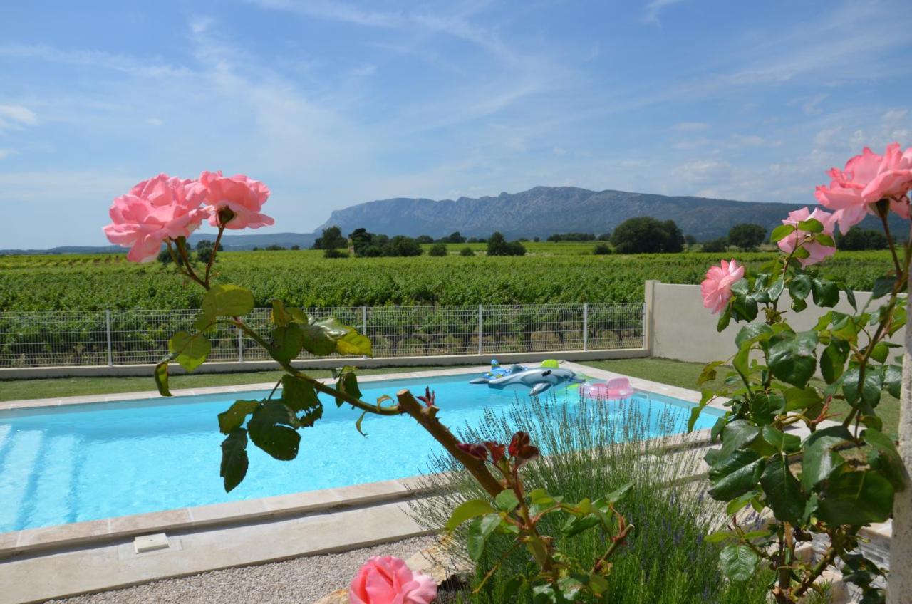 Vue Sainte Victoire, Proche Aix-En-Provence Lejlighed Pourrieres Eksteriør billede